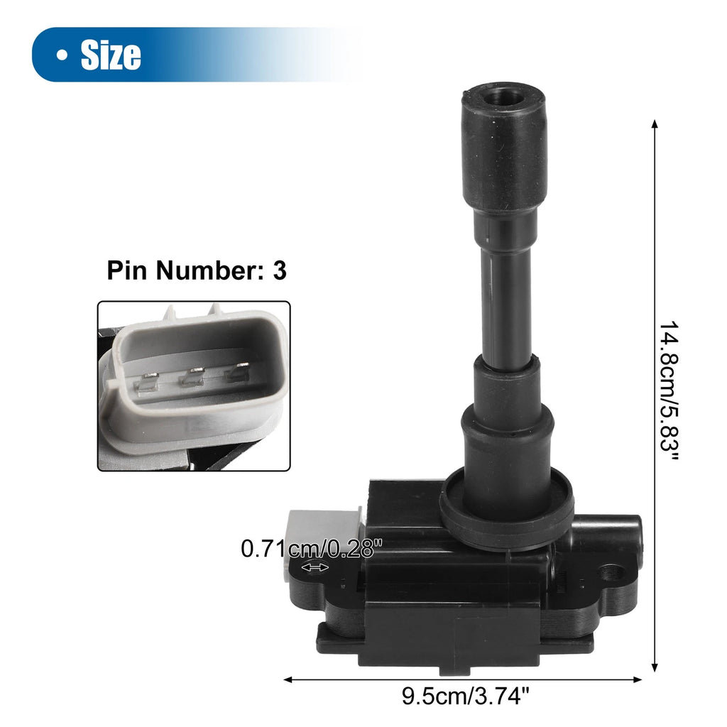Ignition Coil Set of 3 for Suzuki SX4 (2007–2020) No. 3340065G00/3340065G01/3340065G02