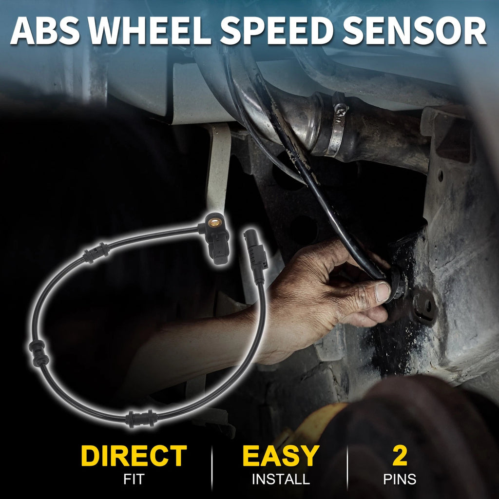 2pcs Rear Left ABS Wheel Speed Sensor for Mercedes-Benz ML350 (2006–2011) No.A1635422018
