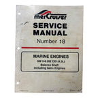 Service Manual #18 for MerCruiser GM V-6 262 CID (1996)