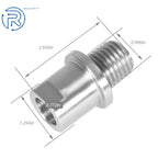 Spindle Adapter 3/4" × 10tpi to 1" × 8tpi for Woodworking Lathe