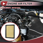 Car Engine Air Filter for Dodge Challenger 5.7L 6.1L (2008–2010) No. 5037615AA