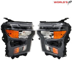 Set of 2 Halogen Headlights for Chevy Silverado 1500 (2022–2024)