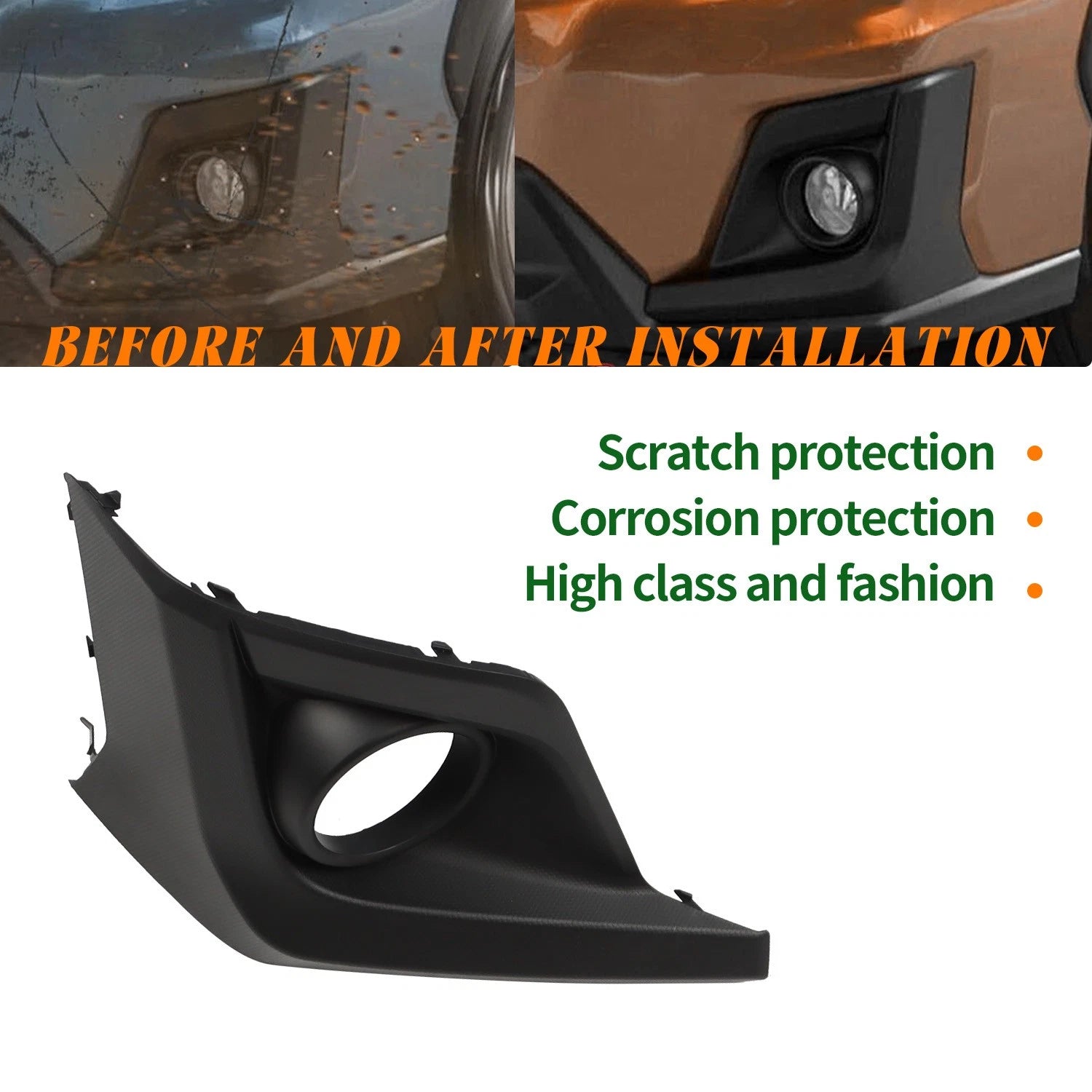 Driver Side Fog Light Bezel Cover for Subaru Crosstrek (2018–2020) 57731FL092