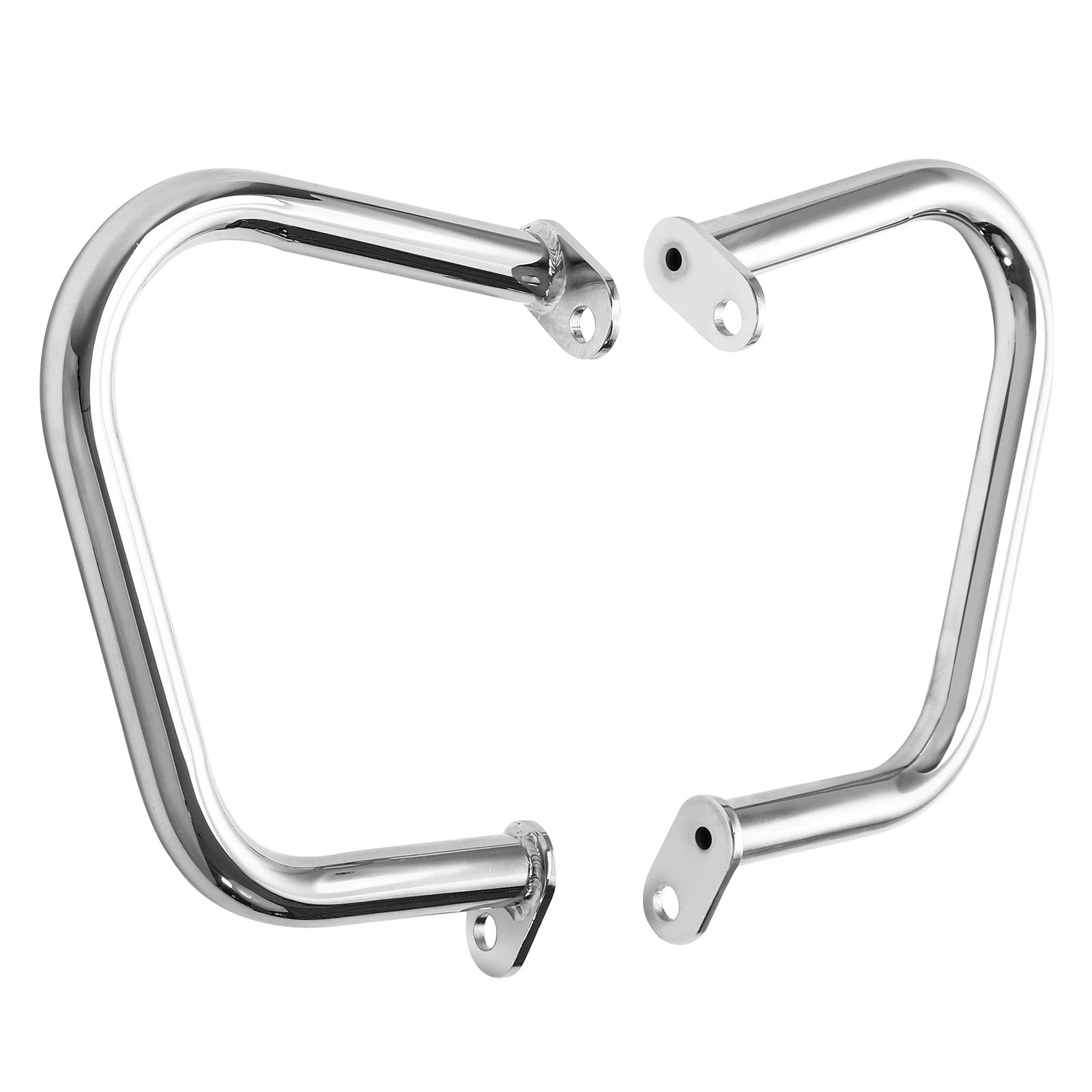 Chrome/Black Engine Guard Crash Bar for Triumph Bonneville T100 T200 (2016–2020)