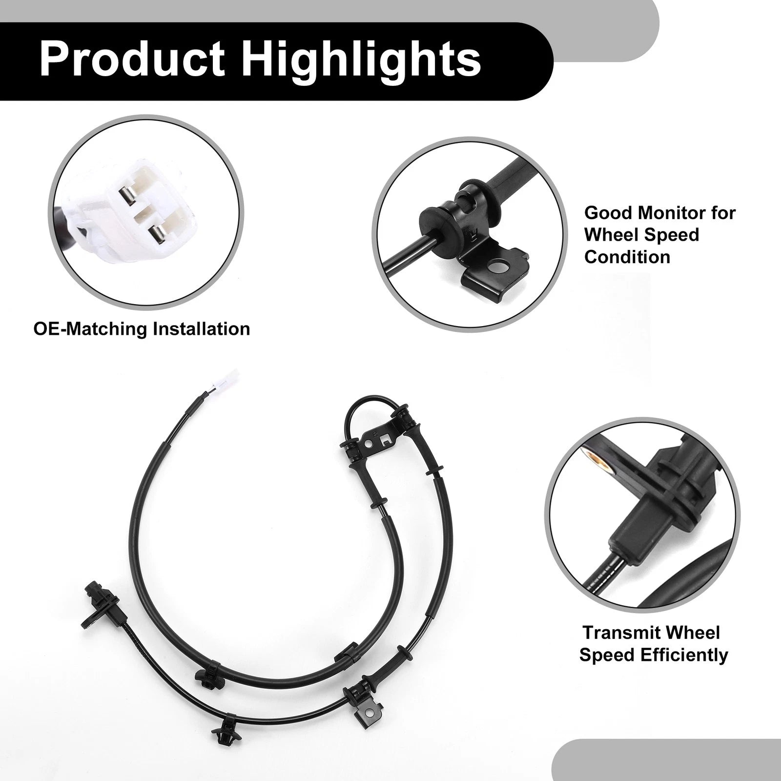 ABS Wheel Speed Sensor No. 59830-2V500 for Hyundai Veloster (2012–2017)