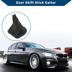 1 Pc Gear Shift Gaiter for BMW E60 E61 (2004–2008) Black Leather