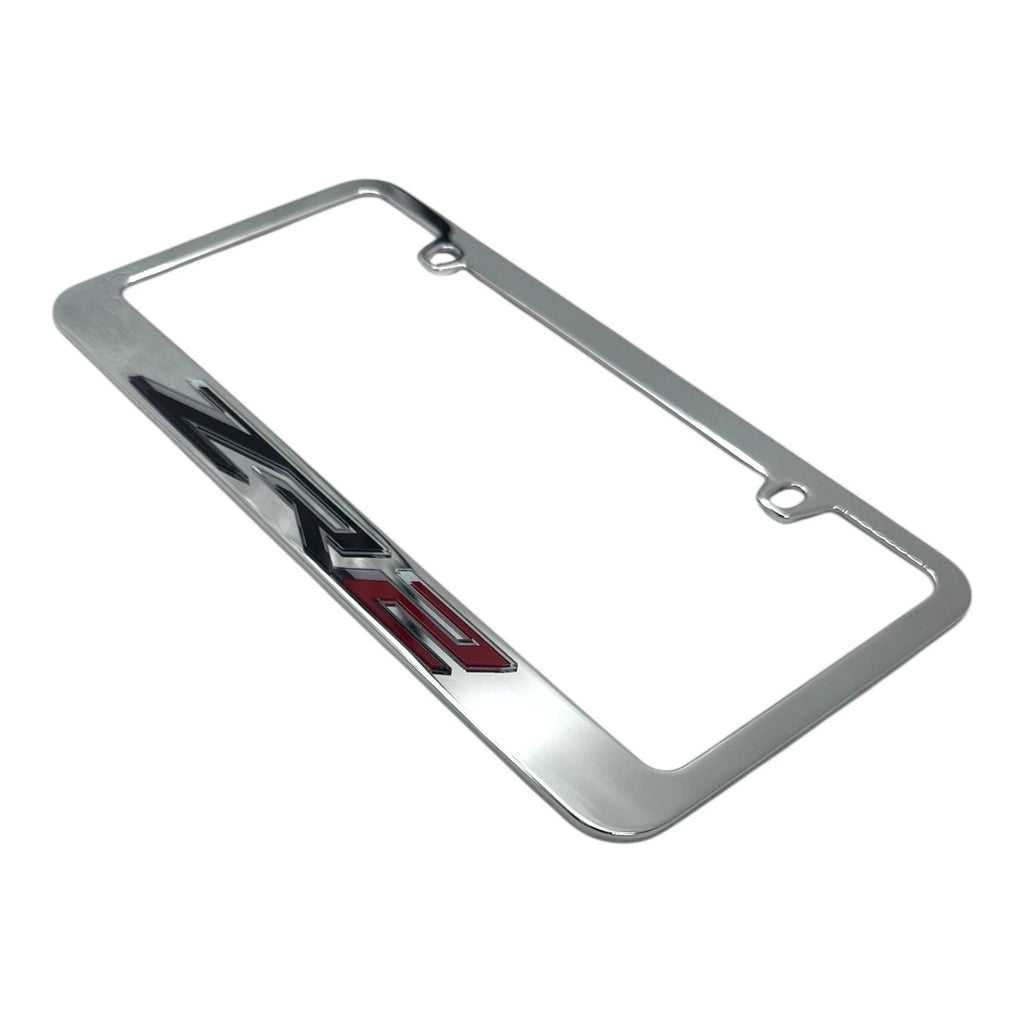 Chrome License Plate Frame Licensed for Chevrolet ZR2 (2017–2024)