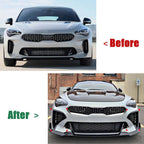 Front Bumper Side Vent Grill Blade Trim Cover for KIA Stinger (2017-2023)
