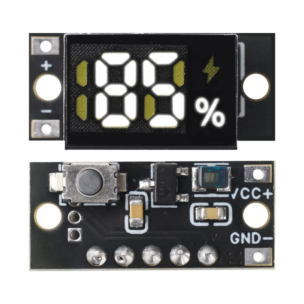 1/2 Digit Digital Tube Indicator for Battery Level Monitoring (DIY Kits)