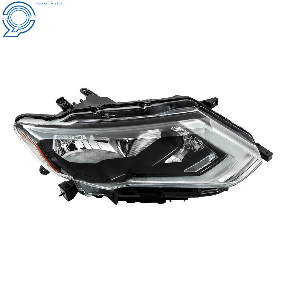 Headlight for Nissan Rogue (2017-2019) Halogen LED DRL Passenger Side