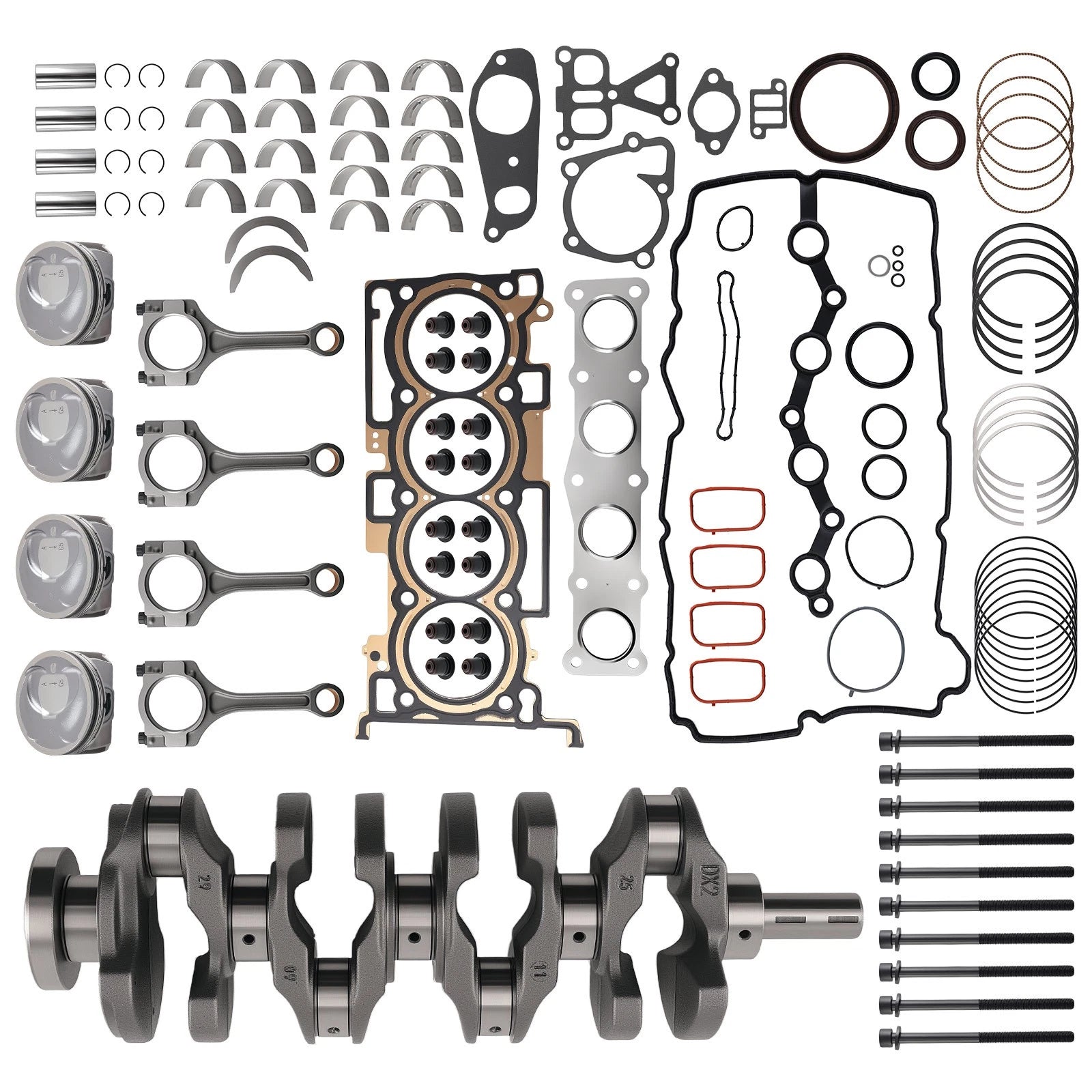 Engine Rebuild Overhaul Kit for Hyundai Kia G4KJ 2.4L (2006–2016)