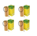 Set of 4 Oil Filter Kits Mann HU727/1x for Benz W124 W129 W140 W203