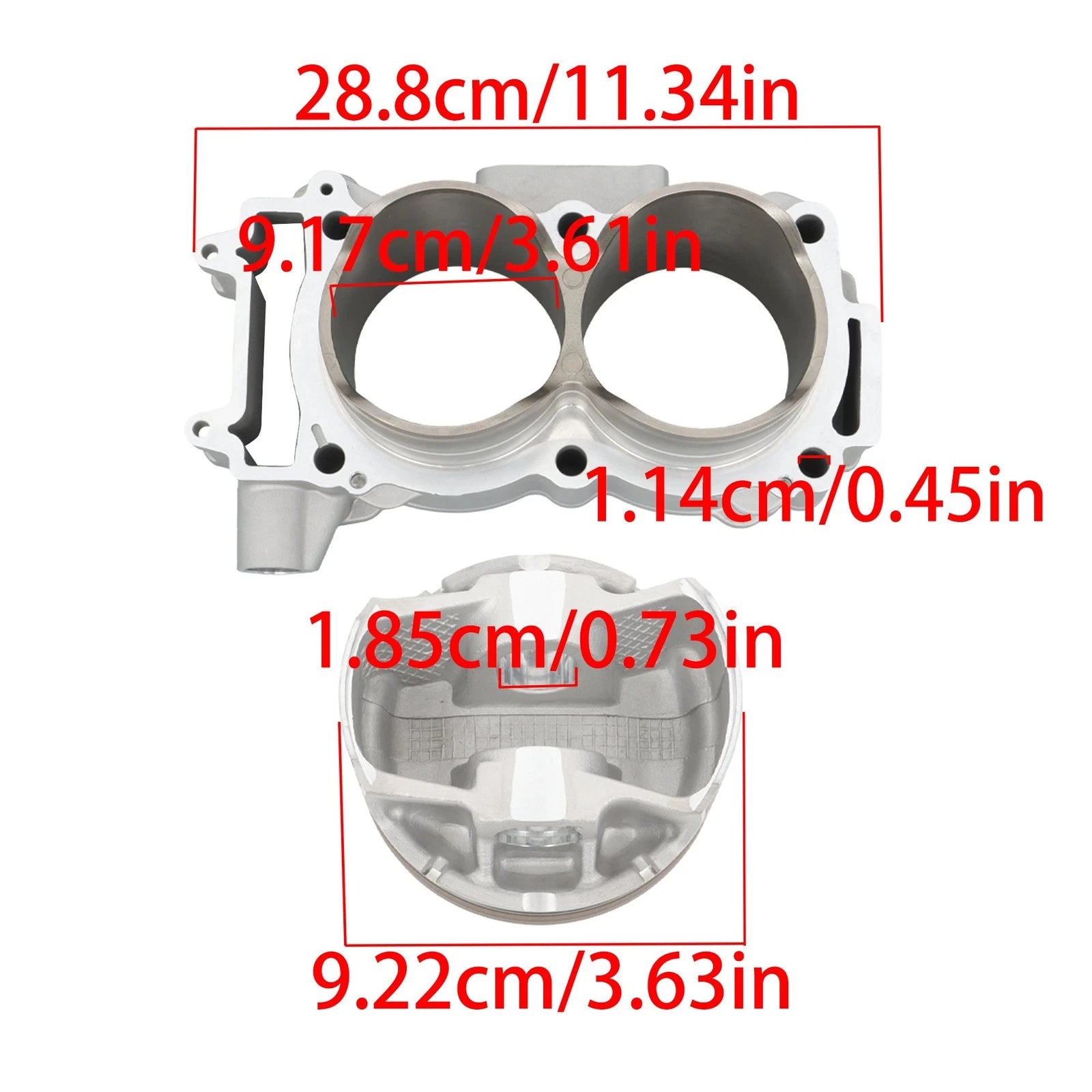 Crankshaft Cylinder Piston Kit for Polaris RZR XP 1000 (2014–2018)