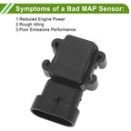 MAP Sensor for Chevrolet Silverado 3500 (No.21002284)