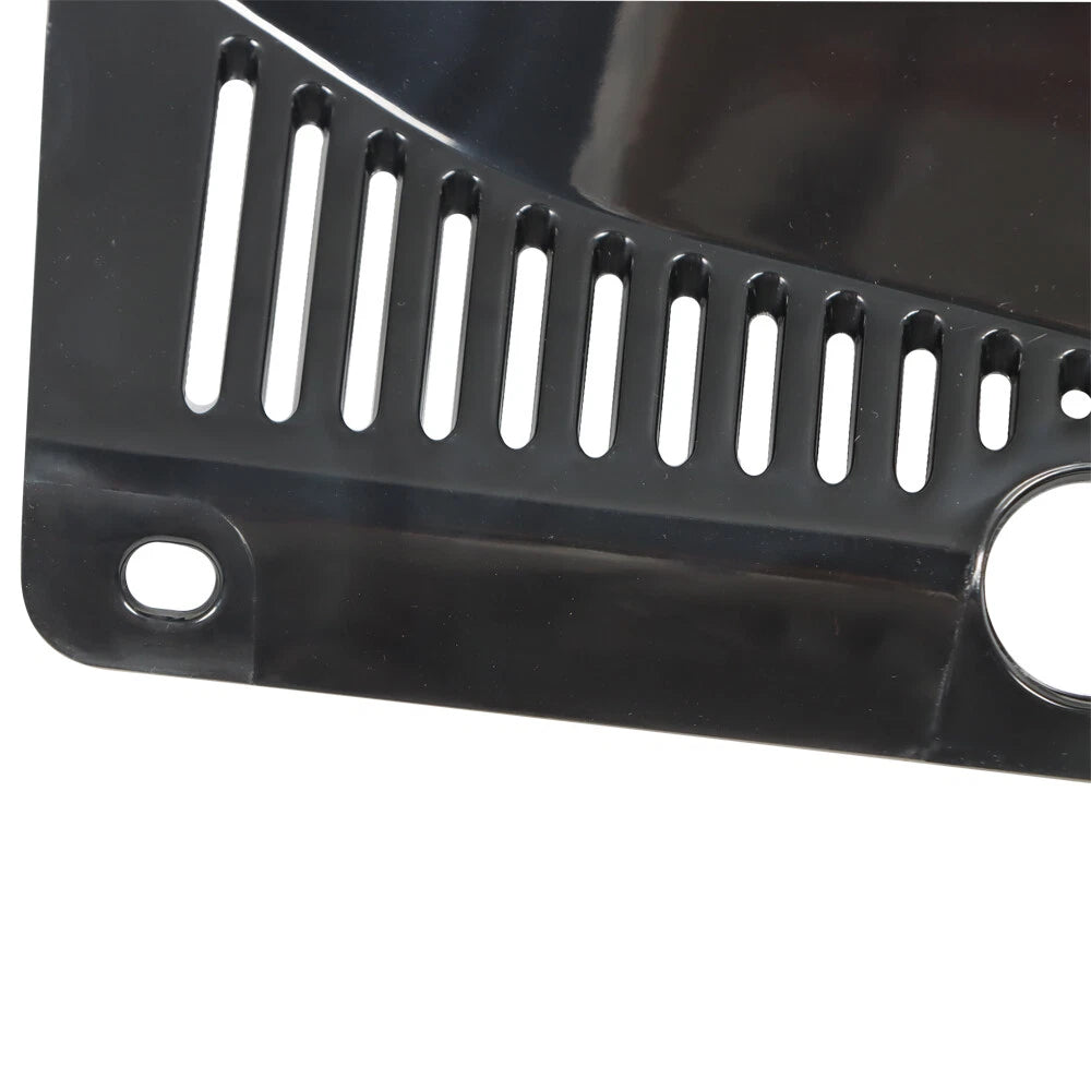 Front Upper Grille for Toyota Sienna (2011-2017) Chrome Black Plastic