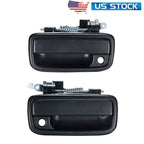 2PCS Front Exterior Door Handle for Toyota Tacoma (1995–2004) Black