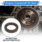 1Pc Front Crankshaft Oil Seal for Mitsubishi Eclipse 3000GT (1990–1999) MD377999/MD133317