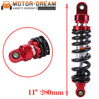 11" 280mm Red Rear Shock Absorber for Harley Honda Yamaha