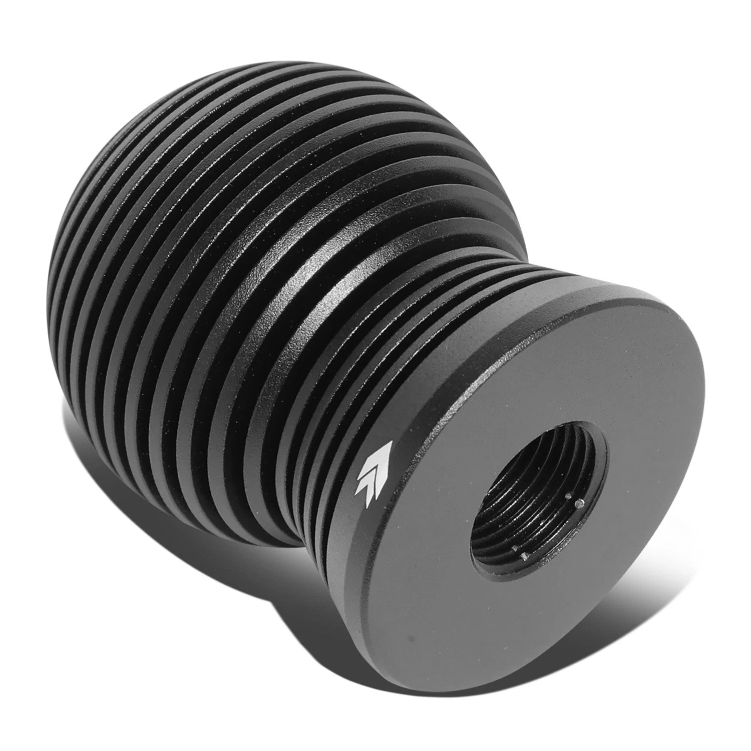 NRG 65mm Black Heat Sink Spheric Style Shift Knob Kit for Universal Fit (2010–2023)
