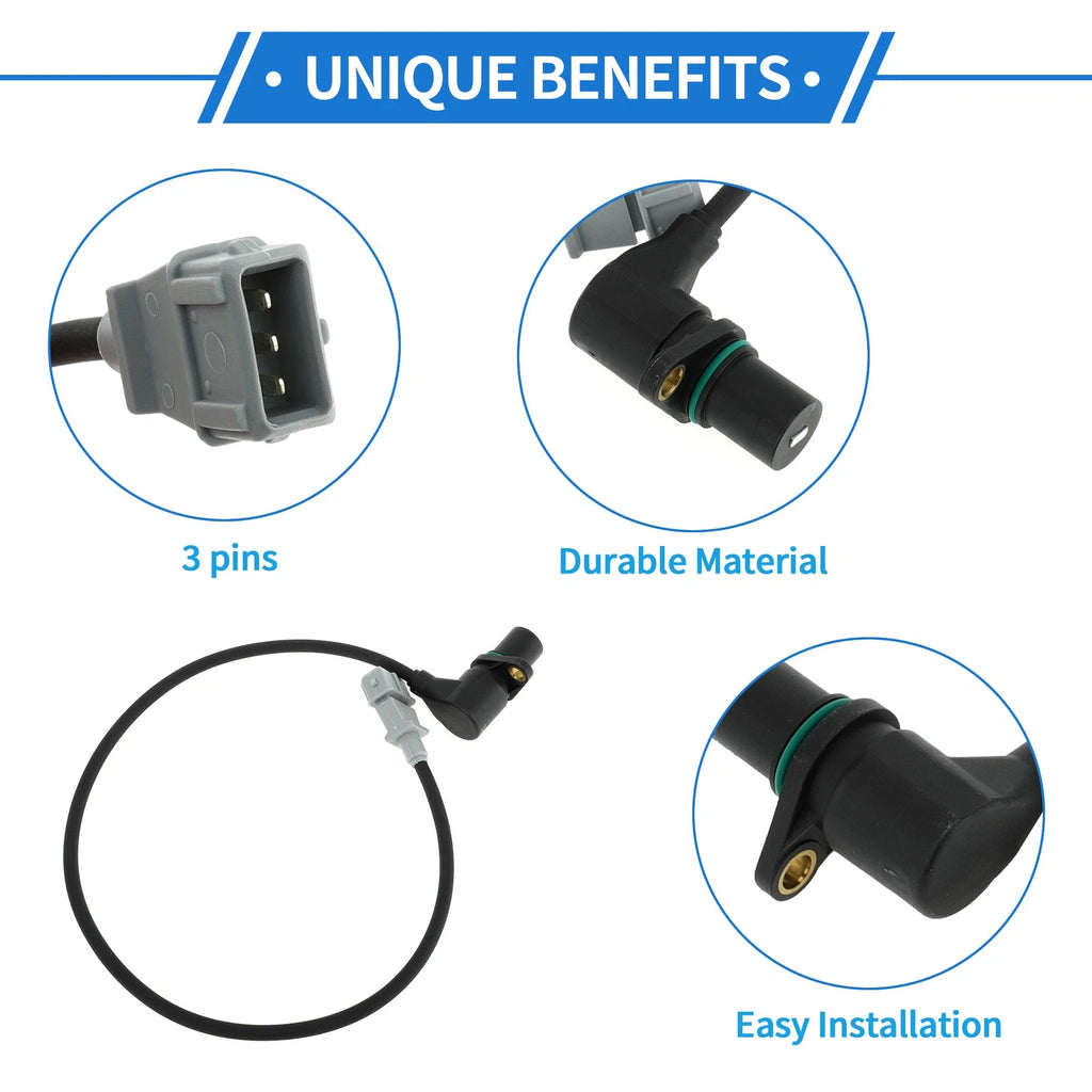 Crankshaft Position Sensor for Audi A4 Base 1.8 (1997–2000) No. 50906433