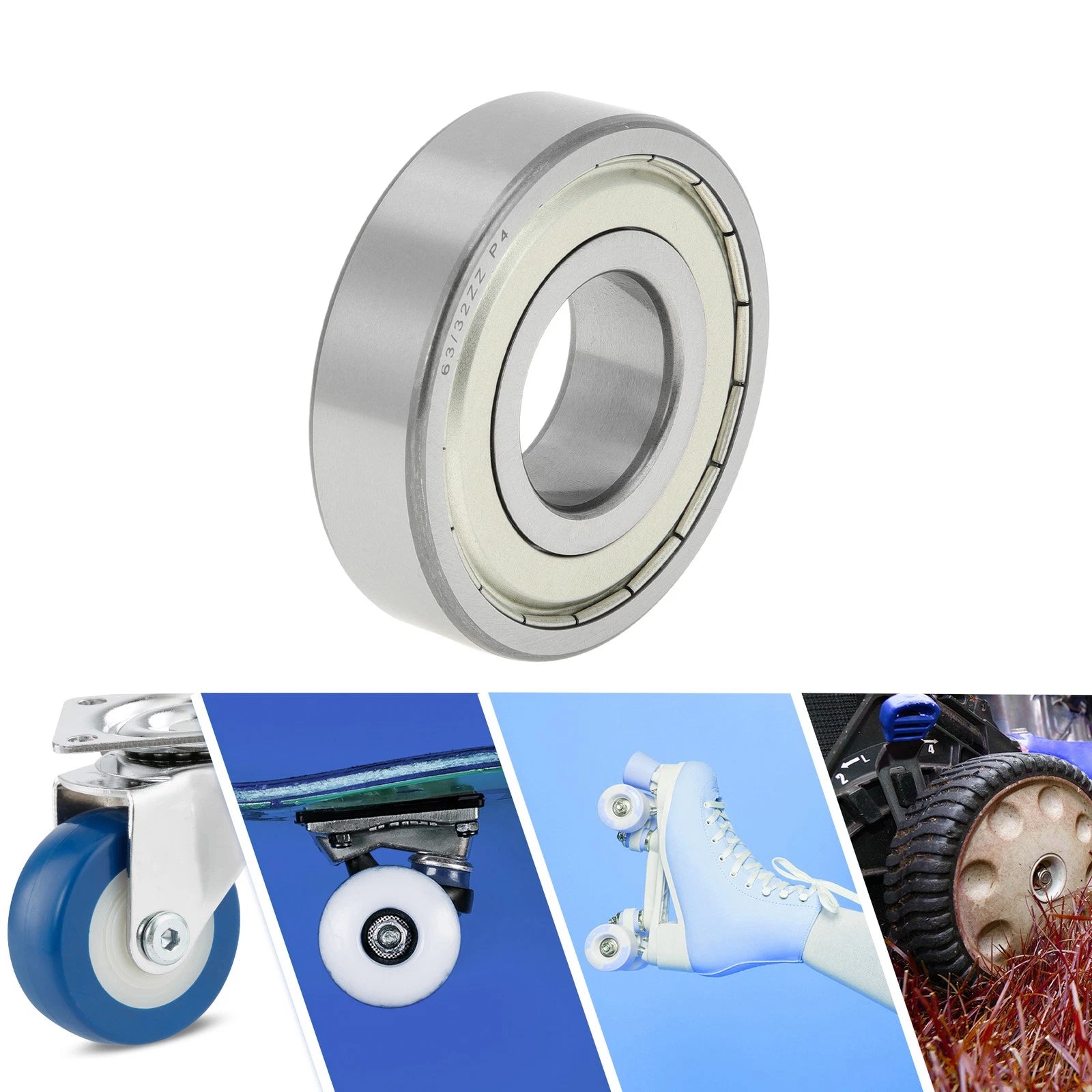 Deep Groove Ball Bearing P4 for Scooter Skateboard Wheel (32x75x20mm)