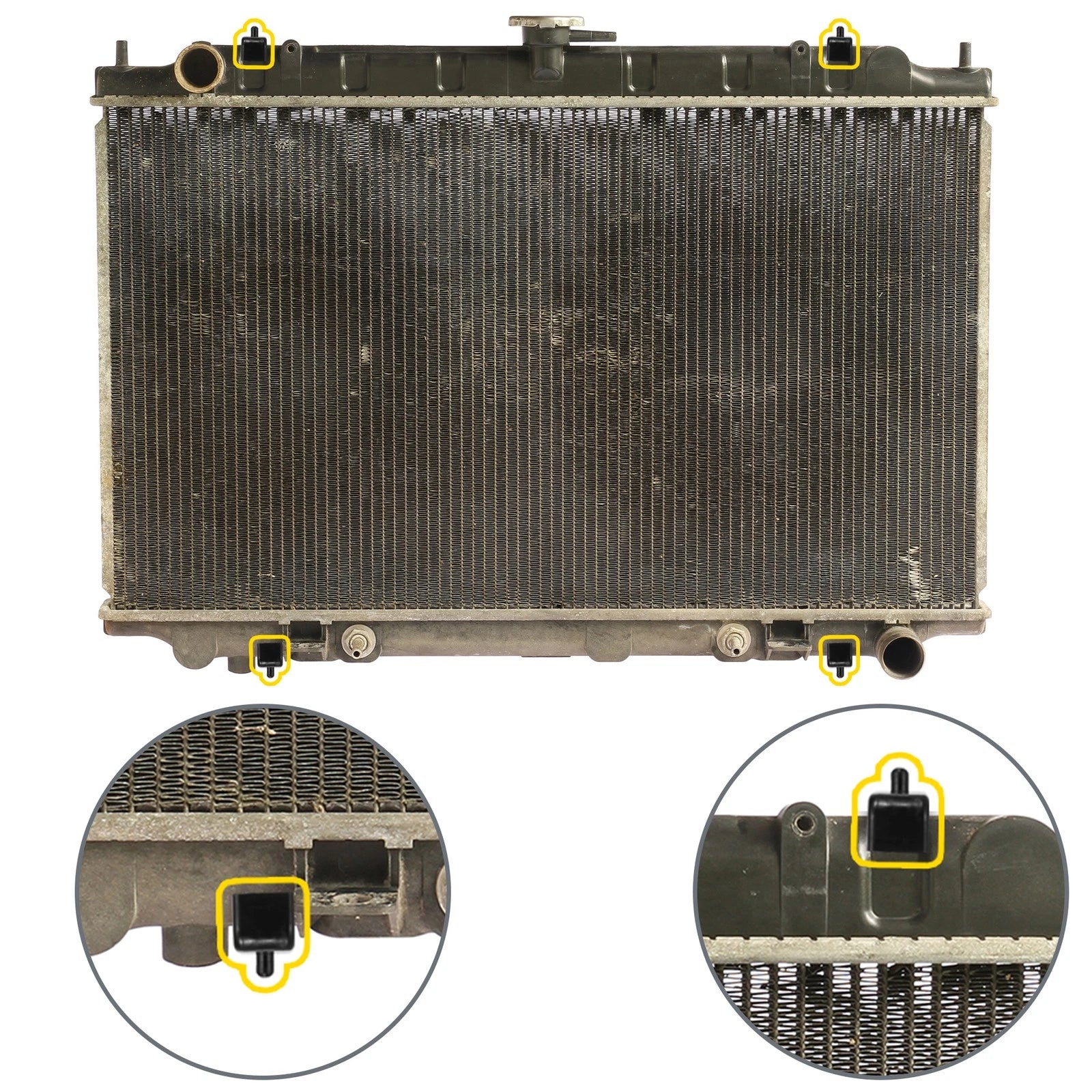 Set of 4 Engine Radiator Isolators Pads for Apollo (1973–1975) 4012326682S