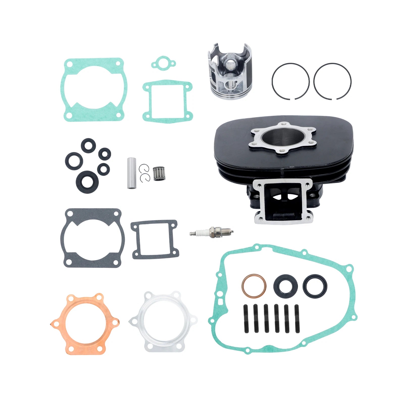Piston Cylinder Gasket Seal Kit for Yamaha Blaster 200 (1987–2006)
