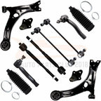 12Pcs Front Lower Control Arm Ball Joint Tie Rod for Toyota Corolla (2003–2008)