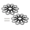 Pair of 11.8" Floating Front Brake Rotors for Harley Touring (2008–2019) Softail (2015–2024)