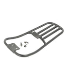 Black Rear Fender Luggage Rack for Harley Softail Deluxe (2005-2017)