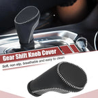Auto Gear Shift Knob Cover with White Thread for Chevrolet Equinox (2018-2021)