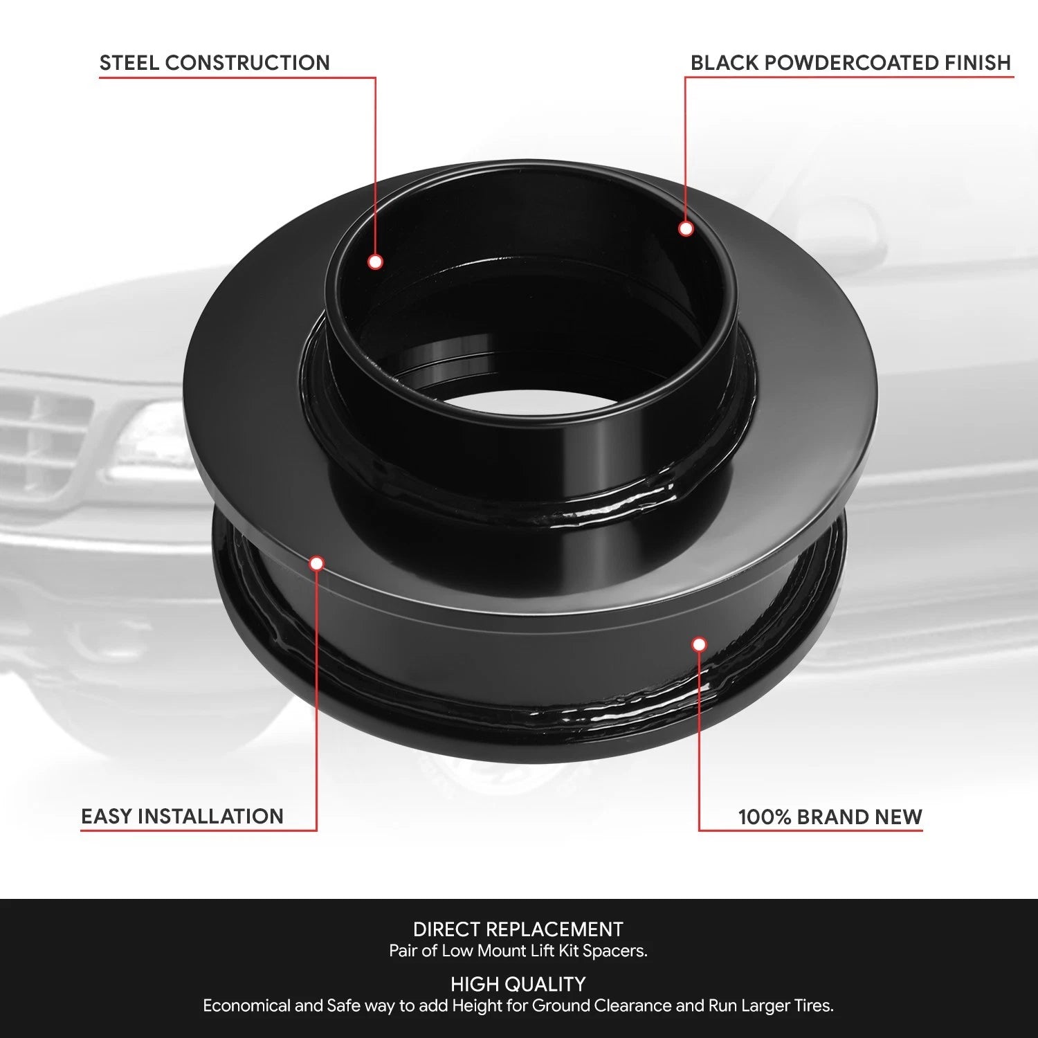 2X Spring Mount Lift Kit Spacers for Ford F-150 Expedition (1997–2003)