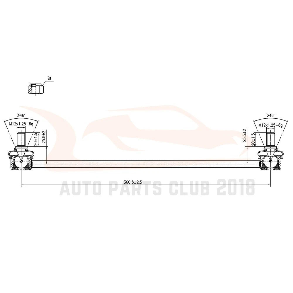 Set of 4 Control Arms with Ball Joints and Sway Bar Links for Toyota