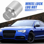 N Car Wheel Lock Lug Nut Anti Theft Screw Removal Key for Audi A5 A6L Q2L Q3 Q5 (2010–2023)