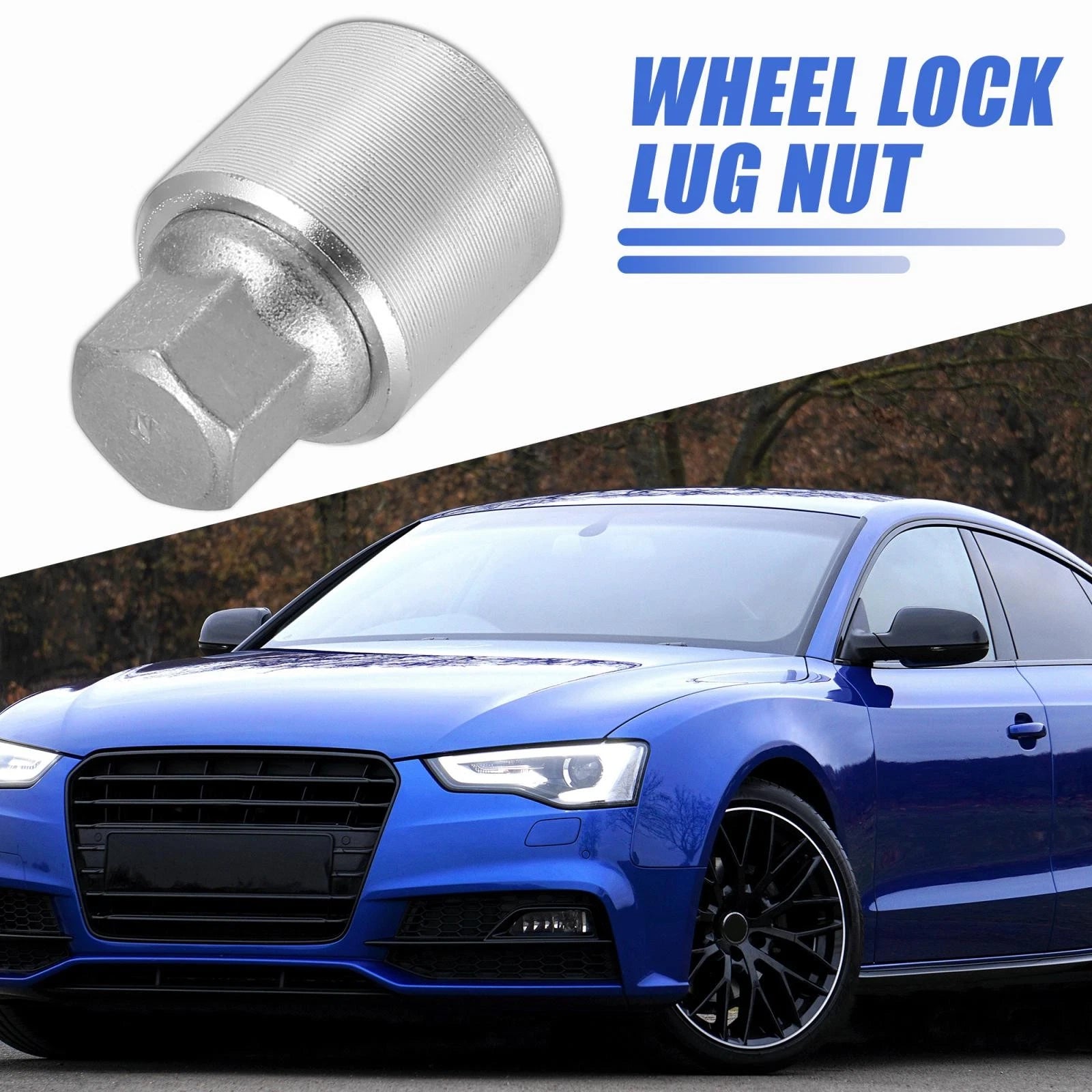 N Car Wheel Lock Lug Nut Anti Theft Screw Removal Key for Audi A5 A6L Q2L Q3 Q5 (2010–2023)