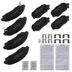 Ceramic Brake Pads Kit for Acura ZDX (2010–2013) Honda Pilot (2009–2015)