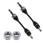 Front CV Axle Shaft Assemblies & Wheel Bearing Kit for Tundra Sequoia (2007–2021)