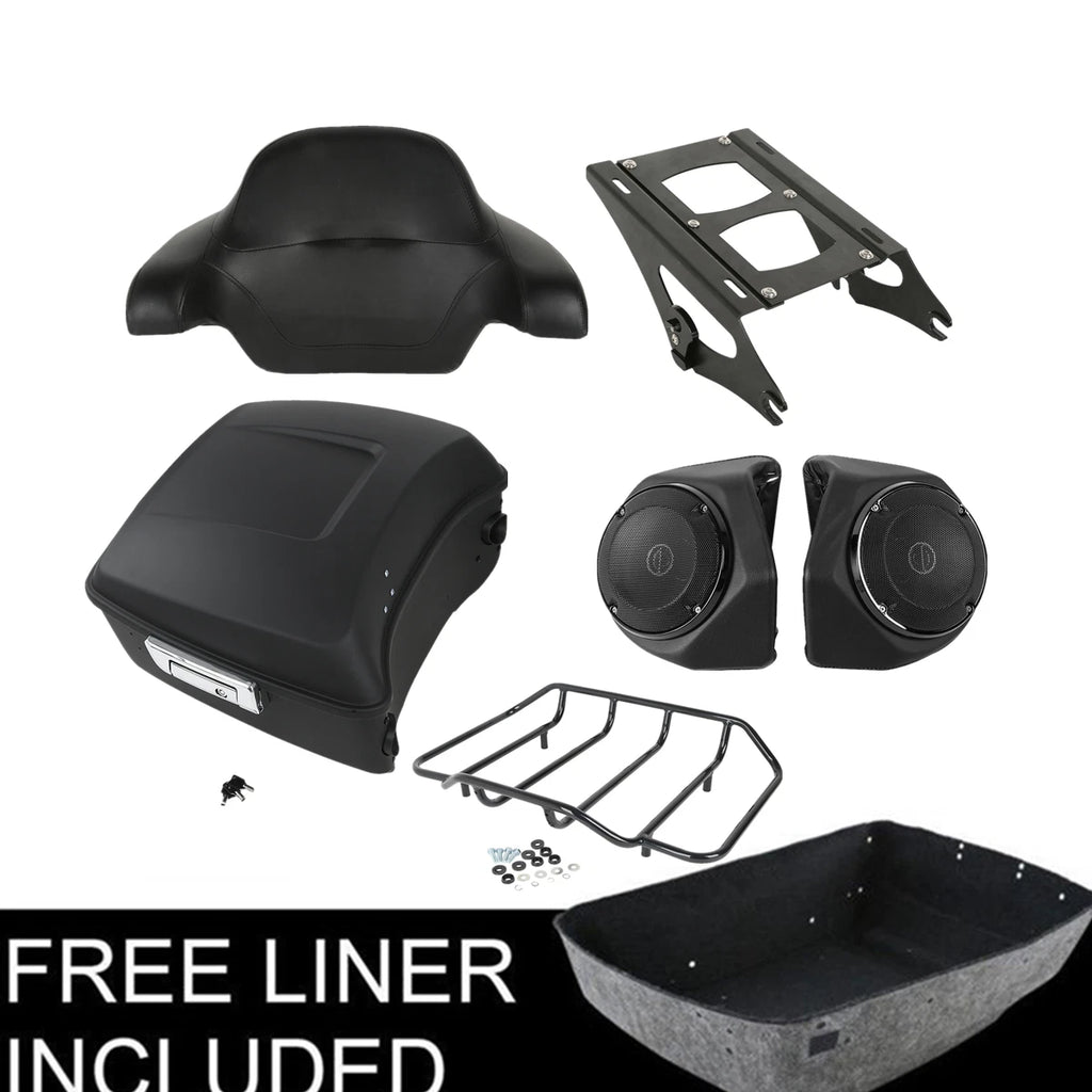Matt King Trunk Mount Speakers for Harley Touring Street Glide (2014–2026)