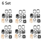 Set of 6 Carburetor Rebuild Kits for Honda GX25 GX35 (WALBRO K20-WYJ)