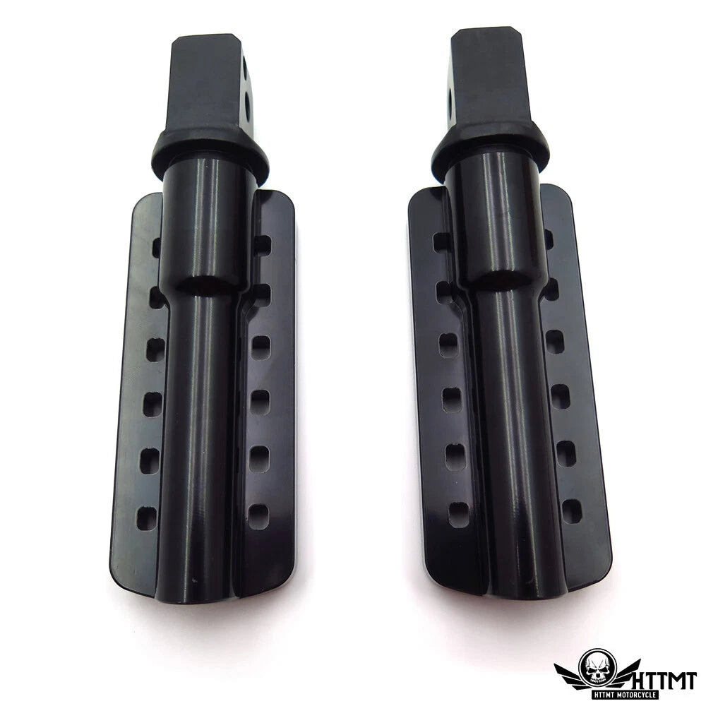 Black Dominator Footpegs for Harley Softail Slim FLSL & Breakout (2018–2023)