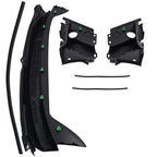 Front Cowl Cover Panel for Honda Civic EX-L 2009–2011 (ABS Black)