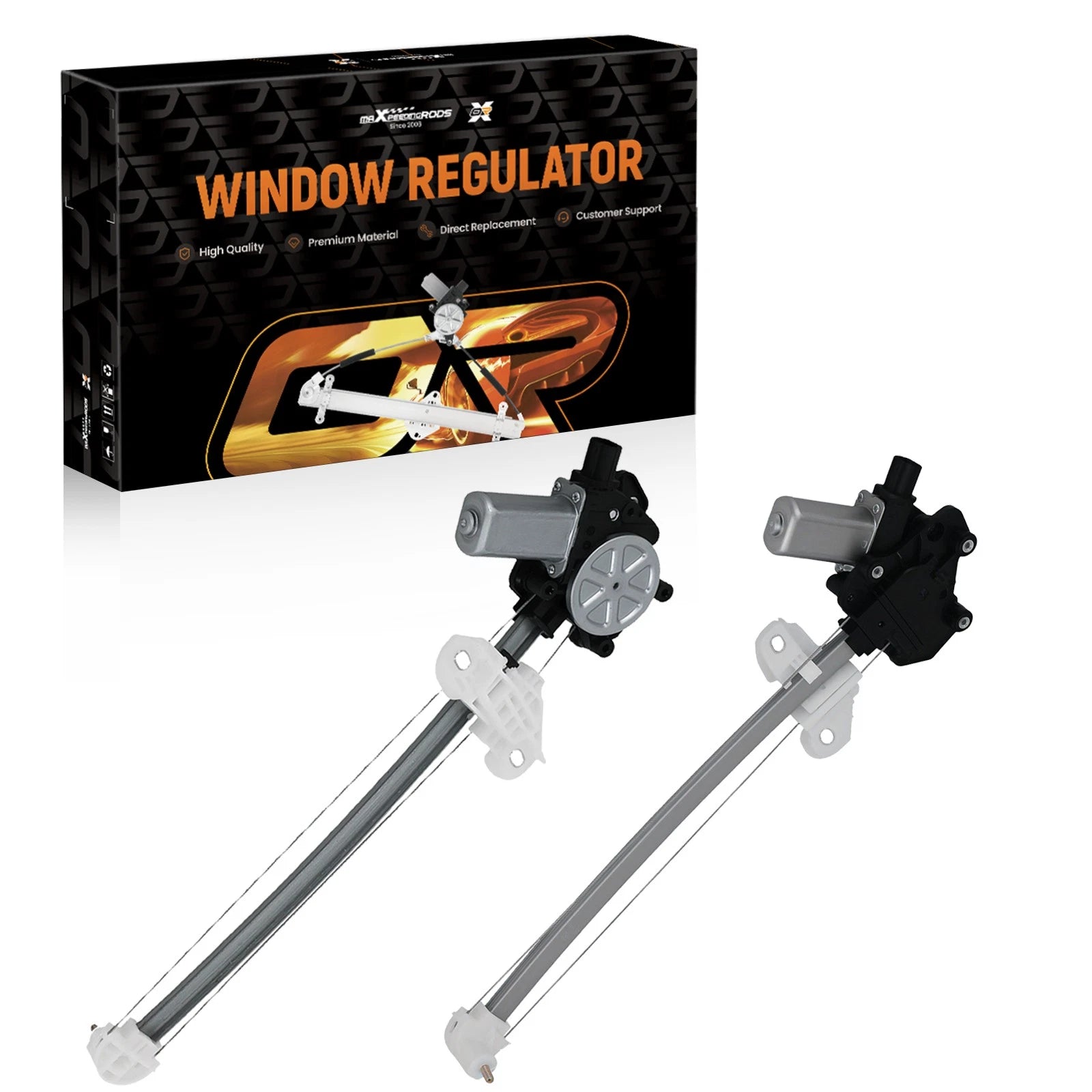 Window Lift Motors & Regulators for Honda Civic (2012–2015) Rear LH RH Pair