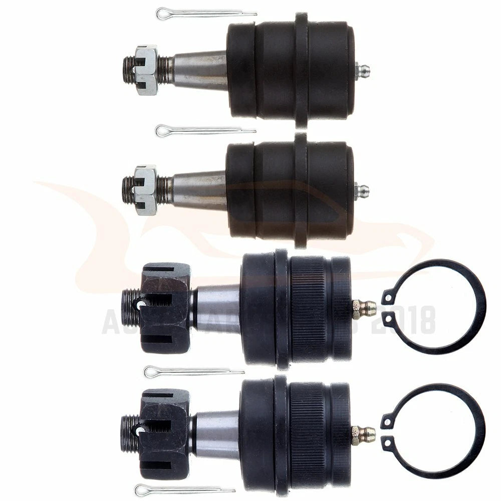 Set of 4 Front Upper & Lower Ball Joints for Jeep Cherokee & Comanche (1984–2001)