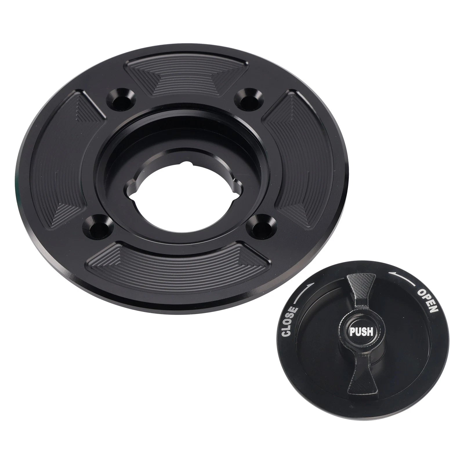 Quick Release Racing Fuel Gas Tank Cap for Kawasaki ZX-6R Ninja (2019–2025)