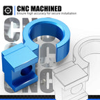 CNC Billet Front Brake Hose Line Clamp Guide for Suzuki DRZ400SM (2005–2024)