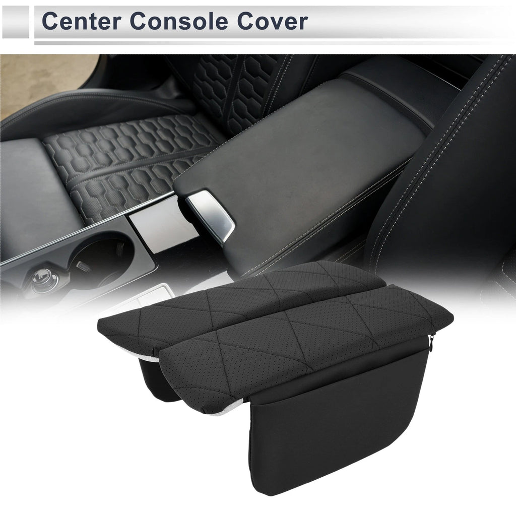 Center Console Cover with Storage Bag for BMW X5 (2019–2024) Black