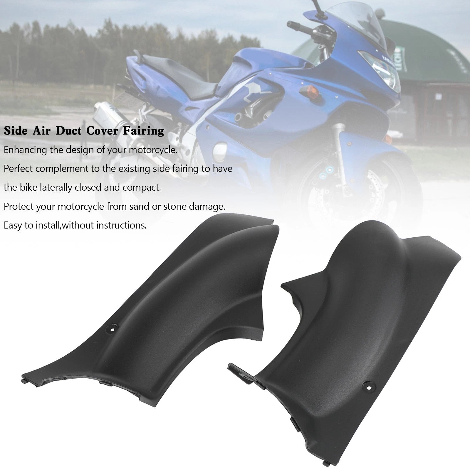 Side Air Duct Cover Panel for Yamaha YZF600R Thundercat (1996–2007)