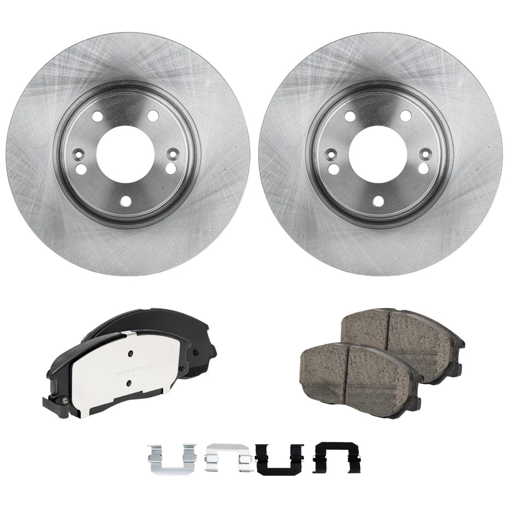 Brake Disc Rotors and Pads Kit for Kia Amanti, Hyundai XG350 (2004–2005)
