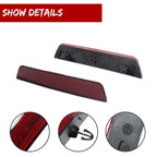 2X Red Lens Rear Bumper Reflector Lights for Chevrolet Equinox (2010–2017)