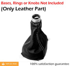 Manual Shift Boot for Honda CR-Z (2010–2014) Black White Stitch
